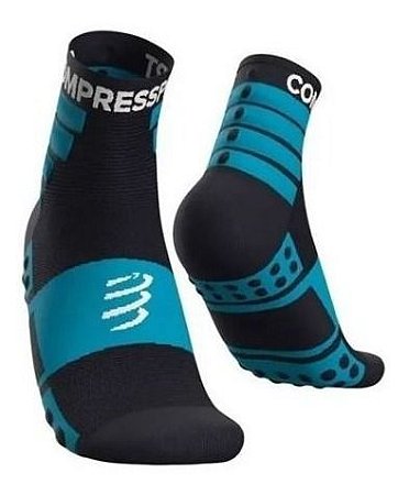 Meia De Compressão V3.0 Compressport - Kit C/ 2 Pares - Azul
