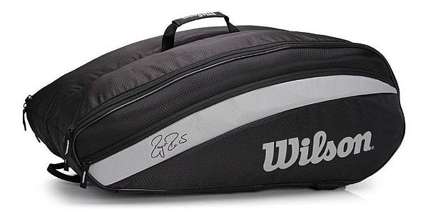 Raqueteira Bolsa, Roger Federer Team 6 Pack - Preto - Wilson