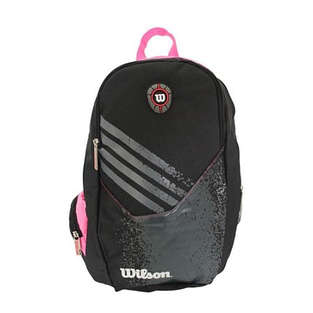 Mochila Esportiva Wilson - Mod. Lazer 22l - Preto / Rosa