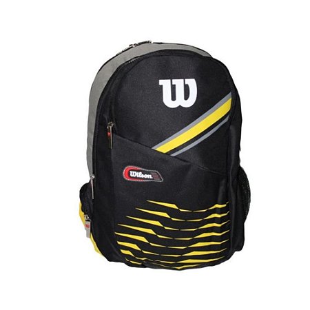 Mochila Esportiva Wilson 22 Litros - Preto / Amarelo