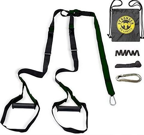 Fita Treinamento Suspenso Tipo Trx C/ Presilha - Be Stronger