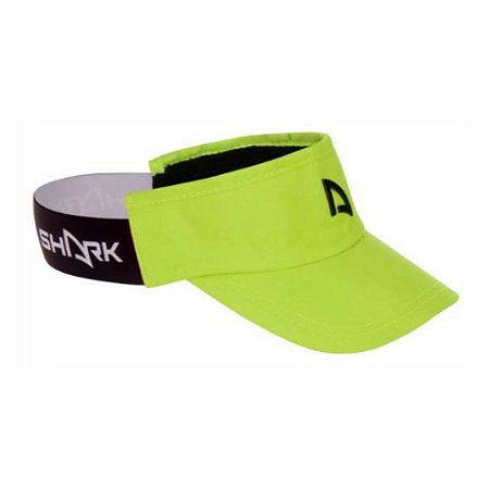Viseira Shark Beach Tennis - Ajustável Verde Neon Flex
