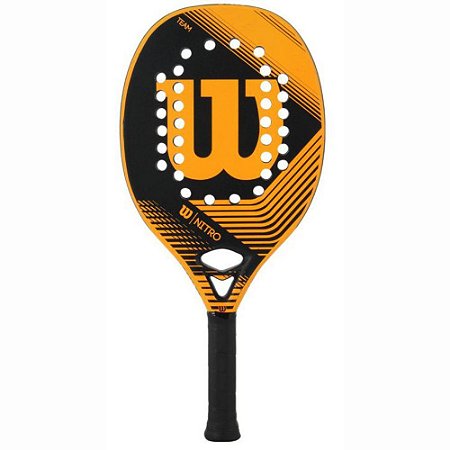 Raquete De Beach Tennis Wilson Modelo Nitro Carbono e Fibra
