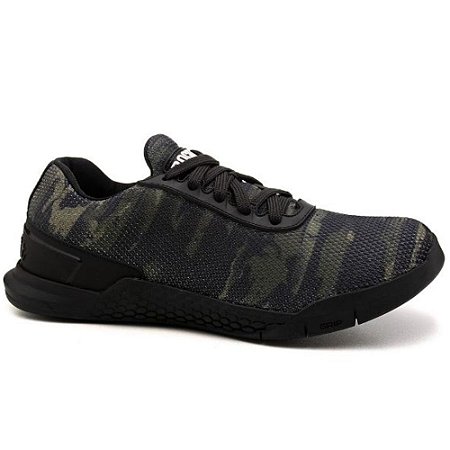 Tênis Rock Fit Grip 3 Modelo Camuflado Musgo Cross Training
