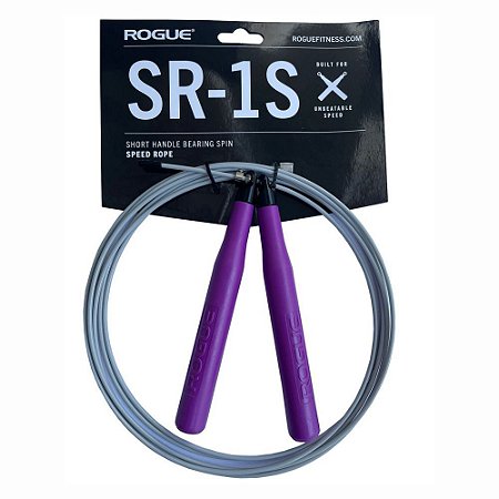 Corda Pular Speed Rope Rogue Sr1 Roxo Cross Training Treinos