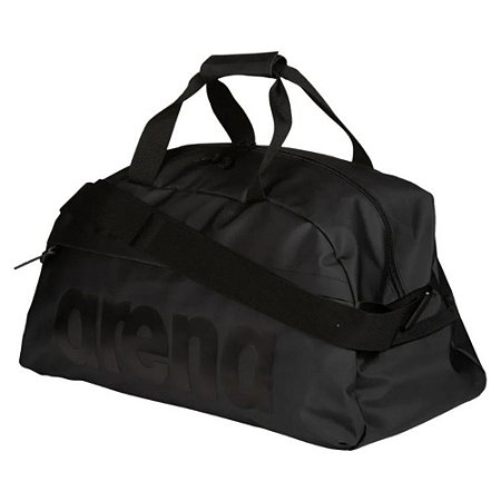 Bolsa Duffle Arena Big logo Preta 40 Litros Mala Esportiva