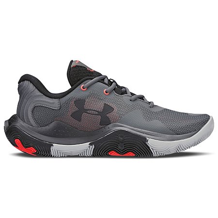 Tênis de Basquete Under Armour Buzzer Unissex Cinza Escuro