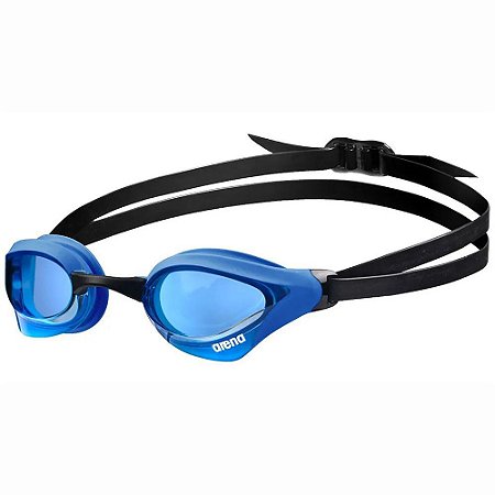 Óculos De Natação Cobra Core Arena Proteção Uv Lente Azul
