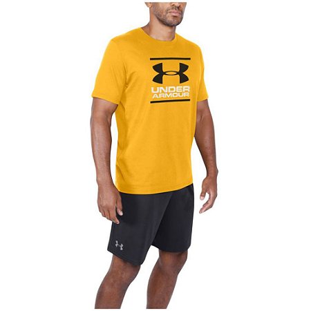 Camiseta Treino Unissex Under Armour GL Foundation Amarelo