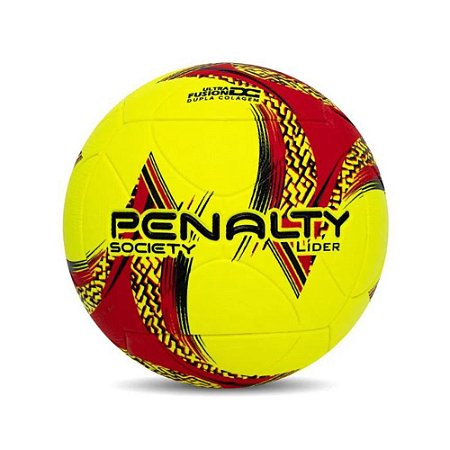 Bola De Futebol Society 22 Cor Branca Com Detalhes Em Amarelo E