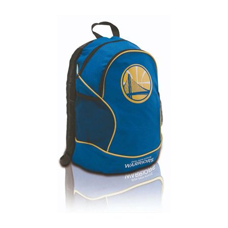 Mochila Ziper Duplo Golden State Warriors NBA 20L Poliéster