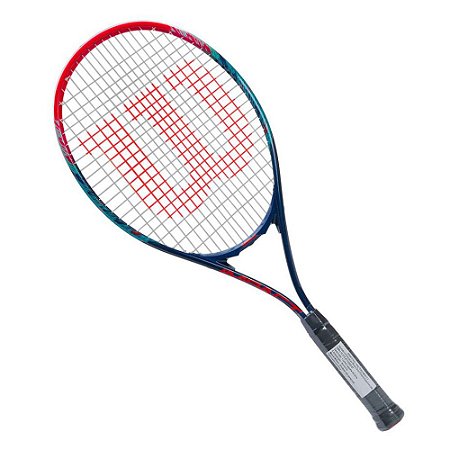 Raquete Tênis Wilson Modelo Impact 3 Azul Vermelha L3