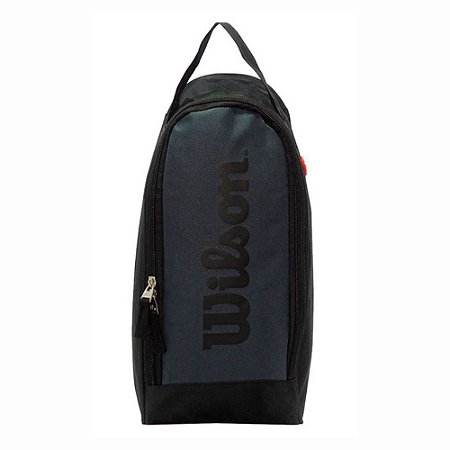 Bolsa De Mão Wilson Porta Calçados Bicolor Preto Cinza