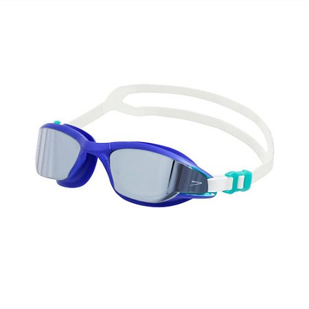Óculos De Natação Speedo Modelo Flow Marinho Fumê Espelhado