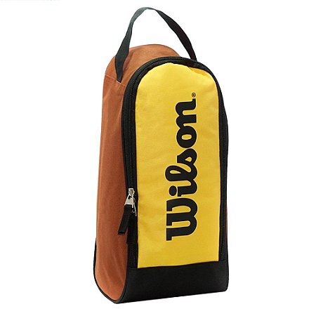 Bolsa De Mão Wilson Porta Calçados Bicolor Amarelo Preto