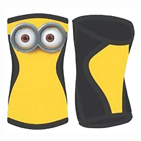 Joelheira Neoprene 7mm Acction Brasil Mod. Minions Cross LPO