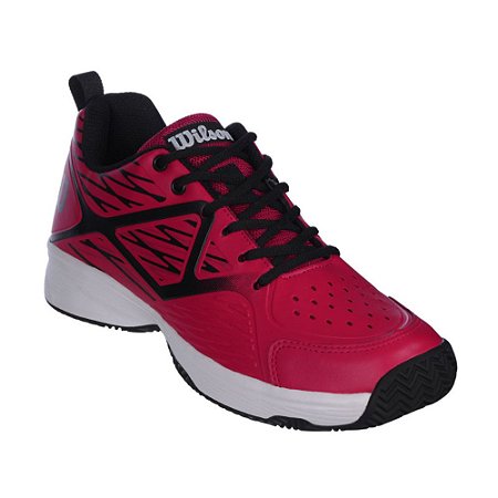Tênis Wilson Modelo  Slice 2 Clay Court Esportivo Vermelho