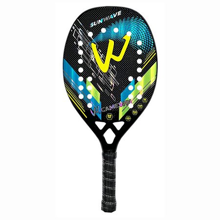 Raquete Beach Tennis Camewin Modelo Sunwave 100% Carbono 3k