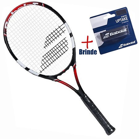 Raquete de Tênis Babolat Modelo Falcon L3 Preto Verm Branco