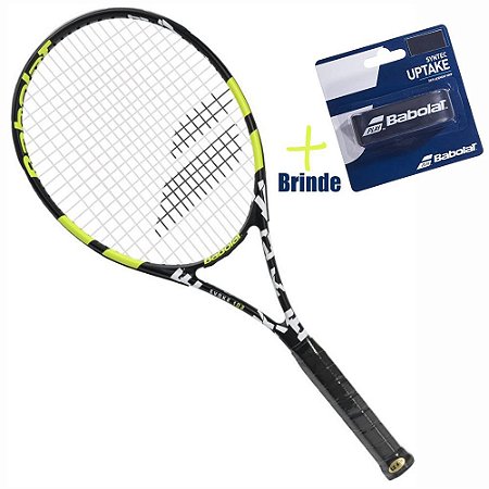 Raquete Tênis Babolat Mod Evoke 102 L2 Grafite Preto Amarelo