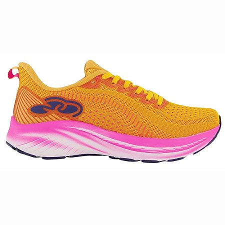 Tênis Olympikus Swift 4 Corrida Unissex Laranja Pink