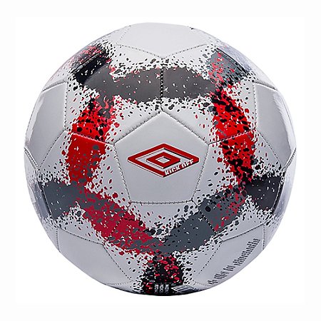 Bola de Futebol Para Campo Umbro Mod. Kick Off Branco Preto