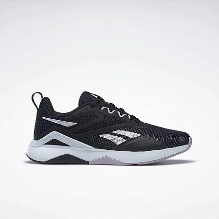Tênis Reebok NanoFlex TR2 Feminino Preto Lilás Cross Treino