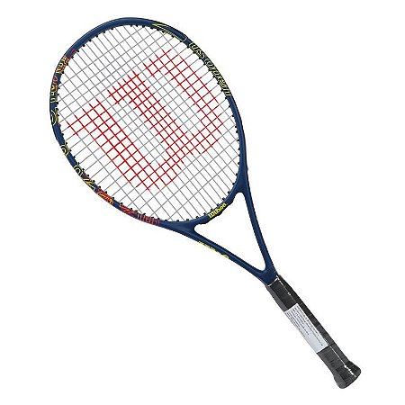 Raquete Tênis Wilson Mod Us Open Gram Slam 105 Azul Marinho