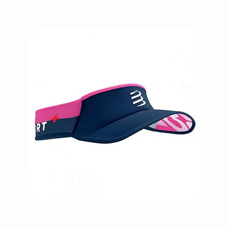 Viseira Ultralight Compressport Unissex Azul Triathlon Run