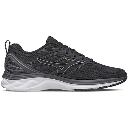 Tênis Mizuno Space 3 Unissex Preto Branco Treinos Corrida