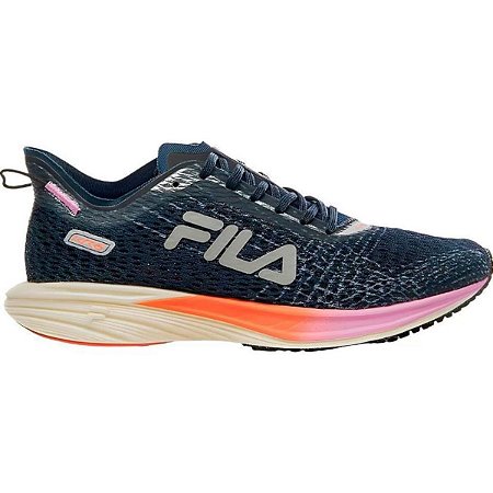 Tênis Fila KR6 Feminino Azul Marinho Rosa