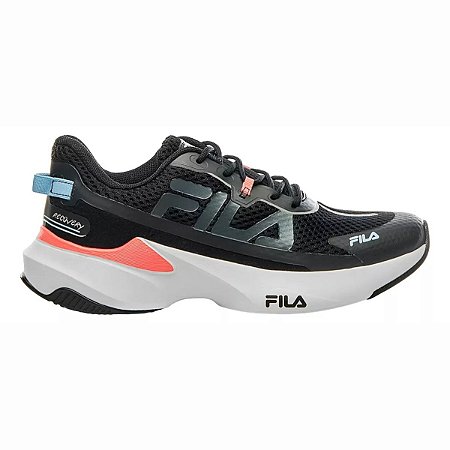 Tênis Fila Recovery Feminino Preto Rosa