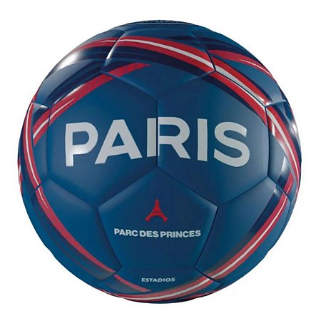 Bola de Futebol Campo Sportcom Estadios 24 PSG Azul Vermelha