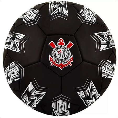 Bola de Futebol Campo Sportcom Corinthians Estádios Preto