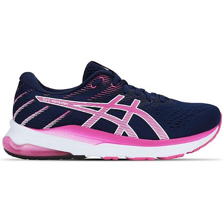 Tênis Asics Gel Shinobi Feminino Azul Marinho Rosa