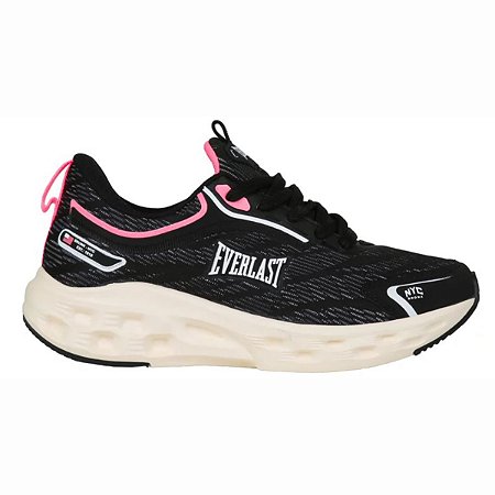 Tênis Everlast Raptor Feminino Preto Rosa