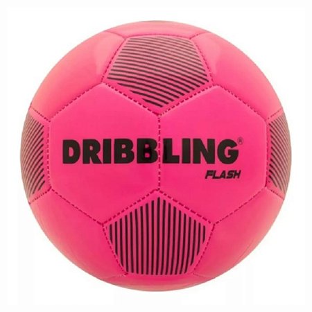 Bola de Futebol Campo Sportcom Dribbling Flash N. 5 Rosa