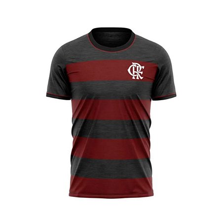 Camiseta Flamengo Glen Preto Oficial Licenciada Braziline