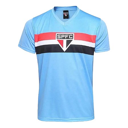 Camiseta São Paulo Fc Azul Celeste Oficial Licenciada Spr