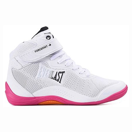 Tênis Everlast Forceknit 4 Feminino Branco Rosa