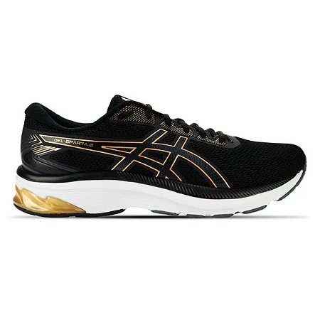 Tênis Asics Gel Sparta 2 Masculino Preto Dourado