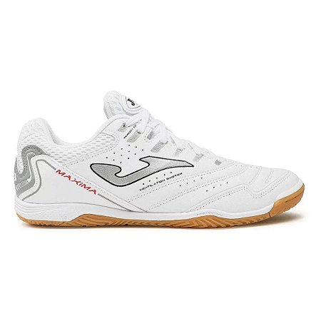 Chuteira Futsal Joma Máxima Unissex Branco