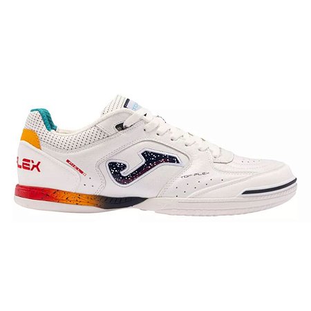 Chuteira Futsal Joma Top Flex Unissex Branco