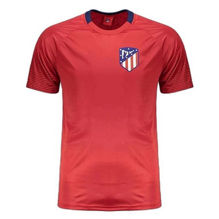 Camiseta Atlético de Madrid Vermelho Oficial Licenciada Spr
