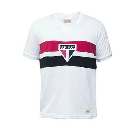 Camiseta São Paulo 1980 Retro Mania Oficial Licenciada