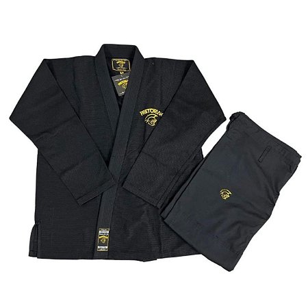 Kimono Trançado Pretorian First Unissex Preto