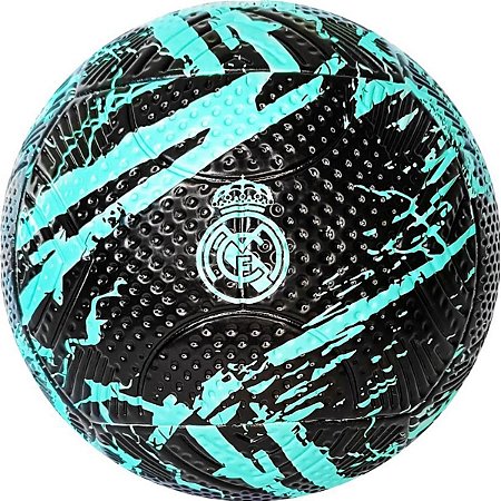 Bola de Futebol Campo Real Madrid Numero 5 Preto Verde