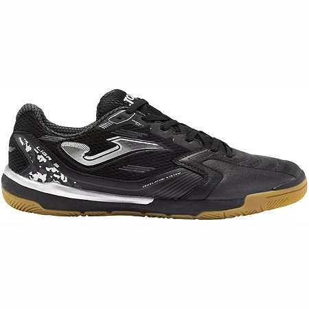 Chuteira Futsal Joma Liga 5 Unissex Preto Cinza
