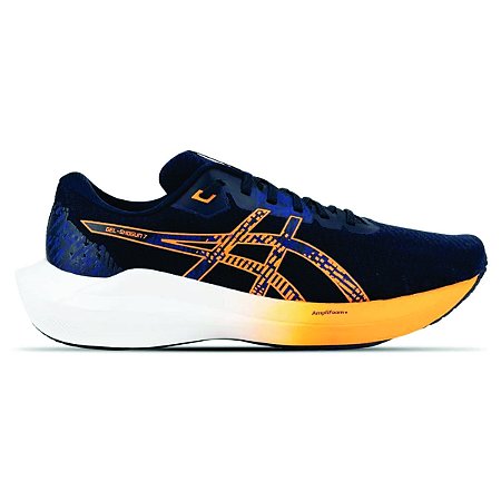 Tênis Asics Gel Shogun 7 Masculino Azul Laranja Branco