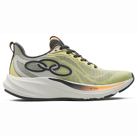 Tênis Olympikus Circuito Feminino Amarelo Claro Chumbo